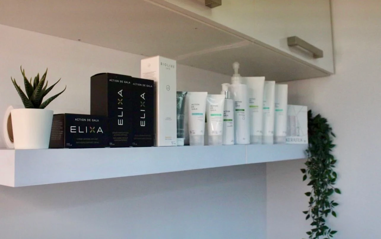 Boutique — produits Action de Gala, Bioline, Kérastek
